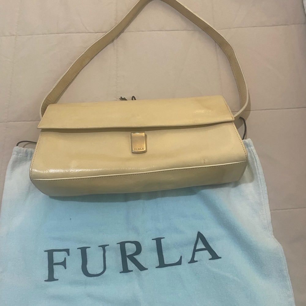 Furla good condition cream color